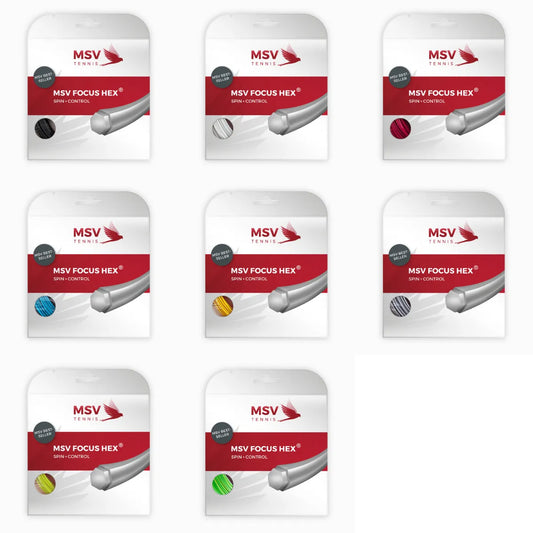 MSV Focus HEX® Tennissaite 12m Set.