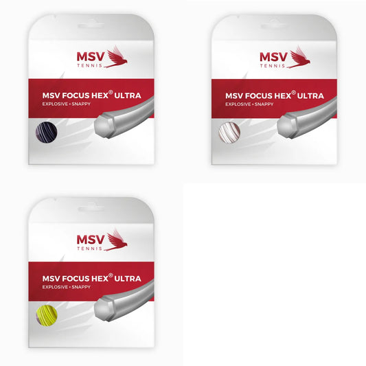 MSV Focus HEX® Ultra Tennissaite 12m Set