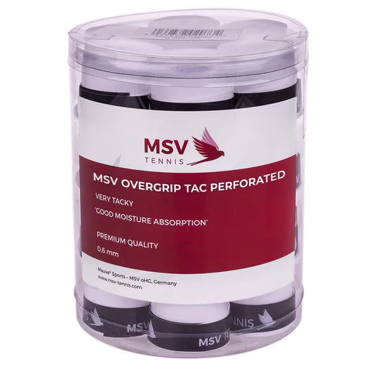 MSV Overgrip Tac perforiert, 24 / Pack, weiss