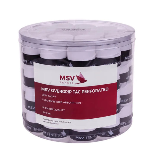 MSV Overgrip Tac perforiert, 60 / Pack, weiss