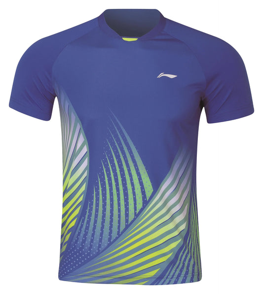 Li-Ning Herren Competition Top Team Line Blau
