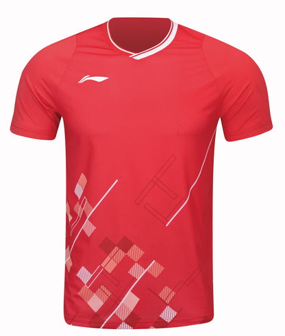 Li-Ning Kinder Sportshirt China Youth Team Fan-Edition rot