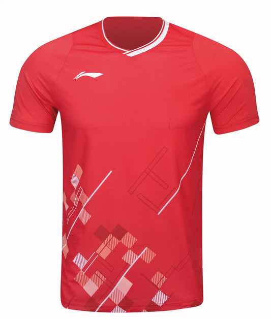 Li-Ning Kinder Sportshirt China Youth Team Fan-Edition rot