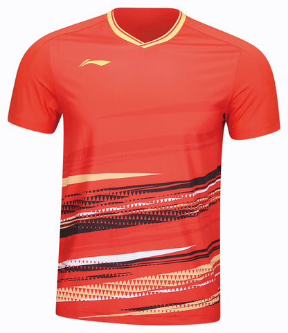 Li-Ning Unisex Wettkampfshirt "International Teams SPEED" Fan-Edition - rot