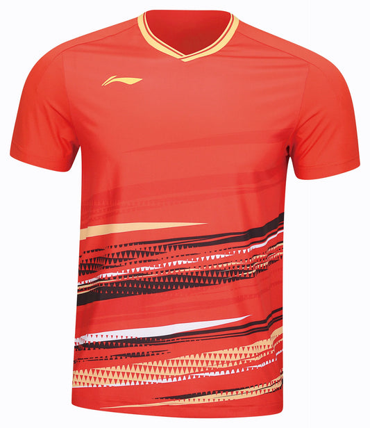 Li-Ning Unisex Wettkampfshirt "International Teams SPEED" Fan-Edition - rot