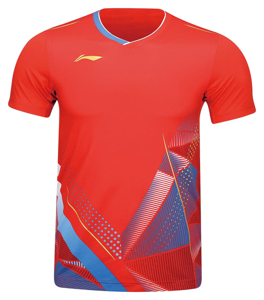 Li-Ning Herren Wettkampfshirt "International Teams WIND" - rot