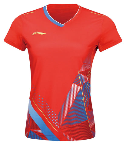 Li-Ning Damen Wettkampfshirt "International Teams WIND" - rot