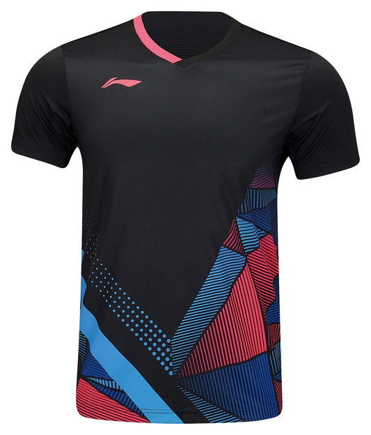 Li-Ning Unisex Wettkampfshirt Fan-Edition "Int. Teams WIND" - schwarz