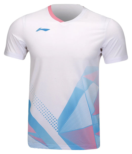 Li-Ning Unisex Wettkampfshirt Fan-Edition "Int. Teams WIND" - weiß