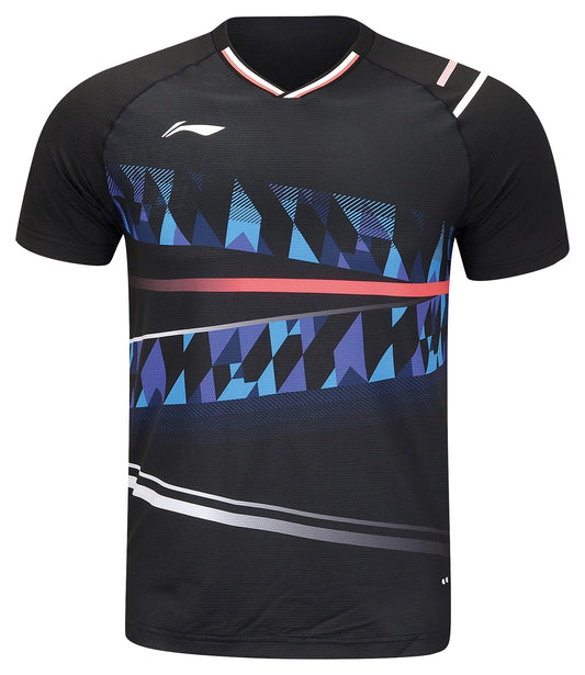 Li-Ning Herren Wettkampfshirt "International Players PUSH" - schwarz