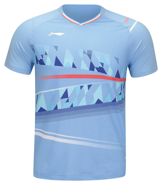Li-Ning Herren Wettkampfshirt "International Players PUSH" - hellblau