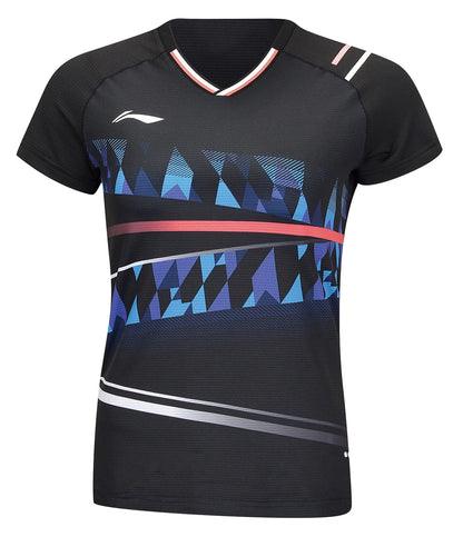 Li-Ning Damen Wettkampfshirt "International Players PUSH" -schwarz