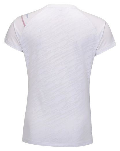 Li-Ning Damen Wettkampfshirt "International Players PUSH" - weiß