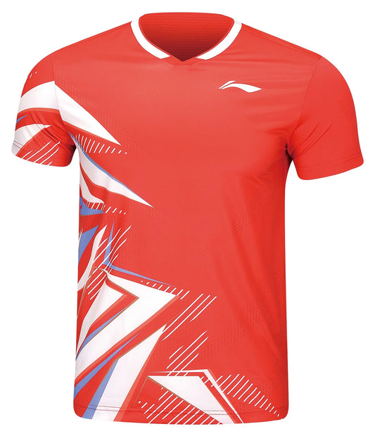 Li-Ning Unisex Wettkampfshirt Fan-Edition "China Youth Team FIGHT" - rot