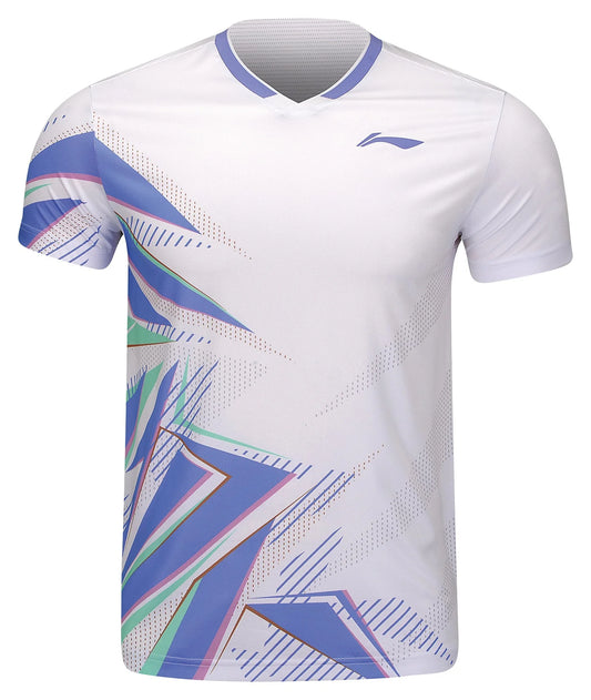 Li-Ning Unisex Wettkampfshirt Fan-Edition "China Youth Team FIGHT" - Weiß