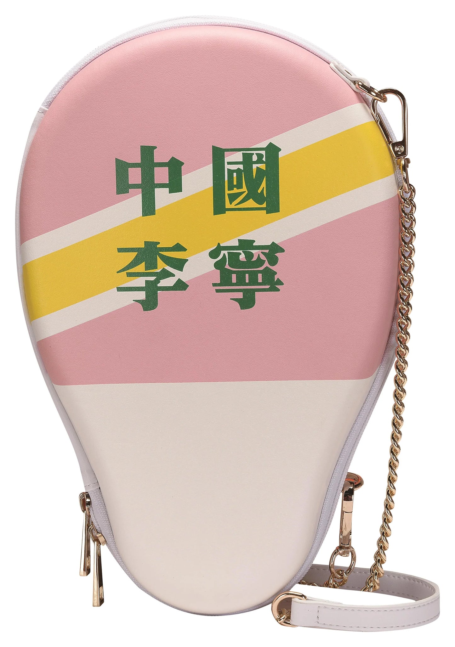 Li-Ning Tischtennis Hülle/-Tasche Hardcase weiß/rosa