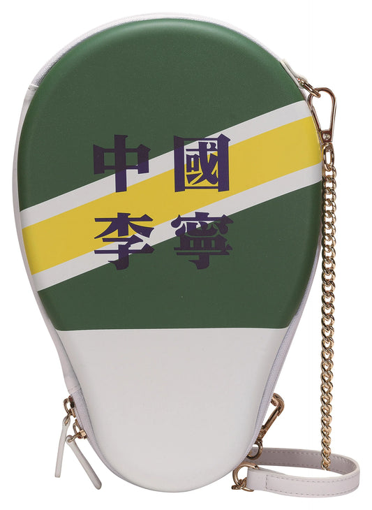 Li-Ning Tischtennis Hülle/-Tasche Hardcase weiß/grün