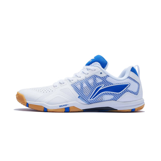 Li-Ning Unisex Tischtennisschuh Hawk Eye 2.0 Pro - weiß/blau