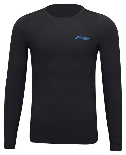 Li-Ning Unisex Base Layer Langarm - schwarz