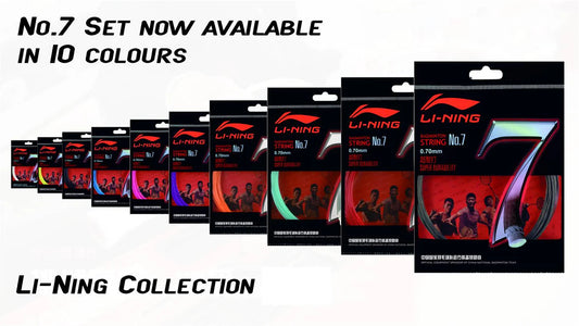 Li-Ning Badmintonsaite No.7 - 10m-Set - verschiedene Farben