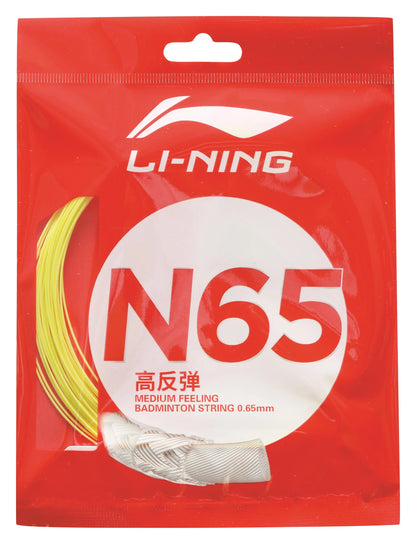 Li-Ning Badmintonsaite N65 im 10m-Set verschiedene Farben