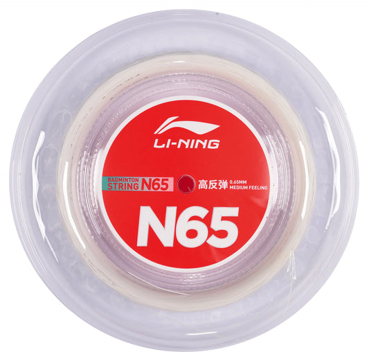 Li-Ning Badmintonsaite N65 Rolle mit 200m - verschiedene Farben