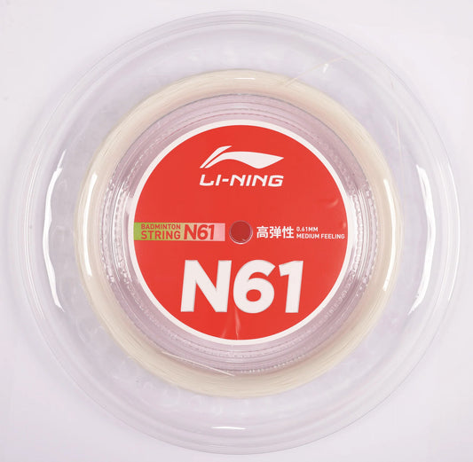 Li-Ning Badmintonsaite N61 Rolle mit 200m - verschiedene Farben