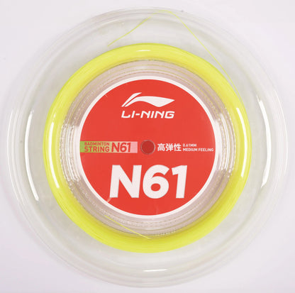 Li-Ning Badmintonsaite N61 Rolle mit 200m - verschiedene Farben