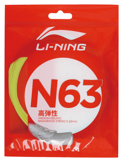 Li-Ning Badmintonsaite N63 im 10m-Set verschiedene Farben