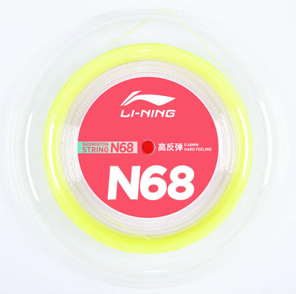 Li-Ning Badmintonsaite N68 Rolle mit 200m - verschiedene Farben