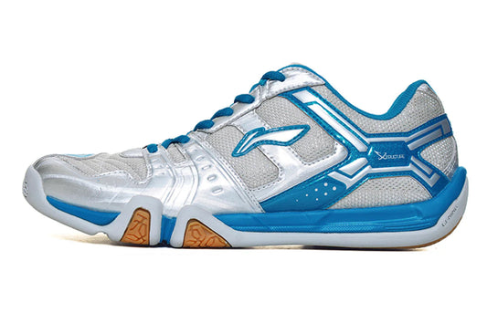 Li-Ning Herren Badmintonschuh "Saga" light silber