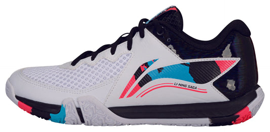 Li-Ning Unisex Badmintonschuh "Saga II Lite" weiß-schwarz-rot