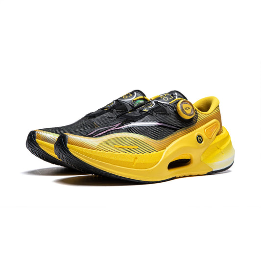 Li Ning Herren Wettkampf Laufschuh Furios Rider 7 Pro V2 - schwarz-zitronengelb