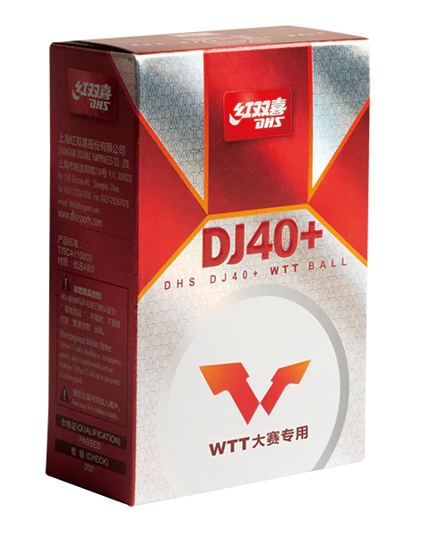 Li-Ning DHS Tischtennisball "CELL-FREE-DUAL" 1 Stern 40 mm+ Orange (120 St./Kiste) (Kopie)
