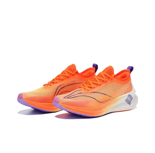 Li-Ning Herren Profi Laufschuh Feidian 3 Elite - orange/weiß