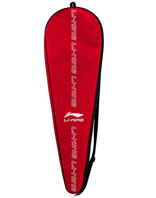 Li-Ning Logo Schlägerhülle Badminton Schläger Tasche rot mit Gurt