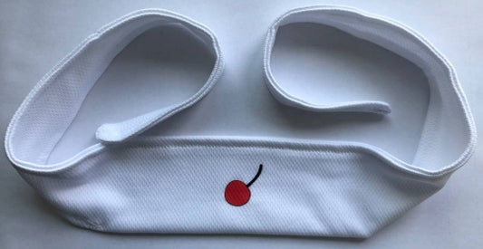 KIRSCHBAUM Stirnband weiss mit Logo - 1 Stück