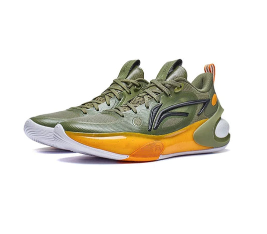 Li Ning Basketballschuh Yushuai 17 Low -Olive