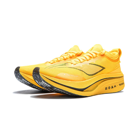 Li-Ning Unisex Wettkampf Laufschuh Feidian 4 Elite - neon-gelb